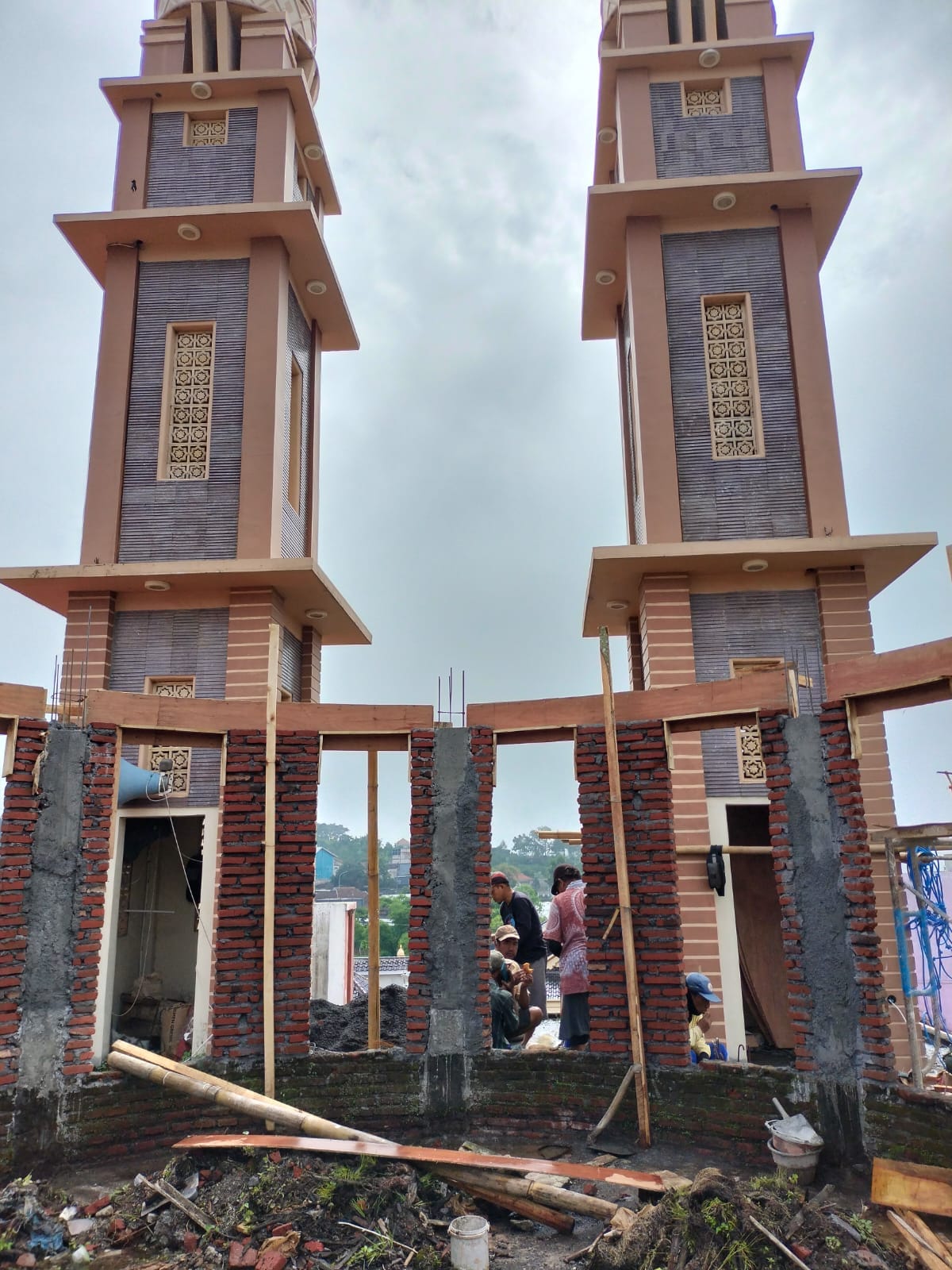 Proses Pembangunan Masjid Muhammadiyah Sidomulyo